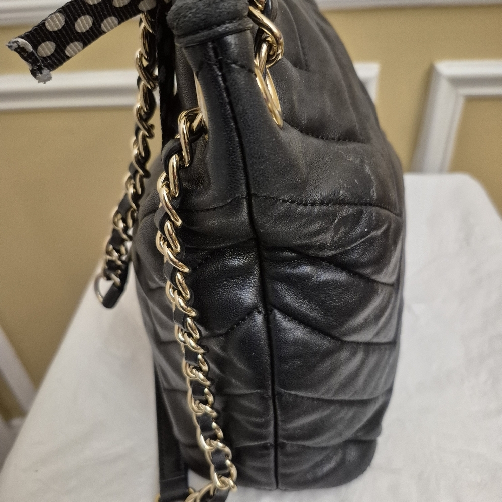 Talbots Black Quilted Shoulder Bag - Picture 5 of 14